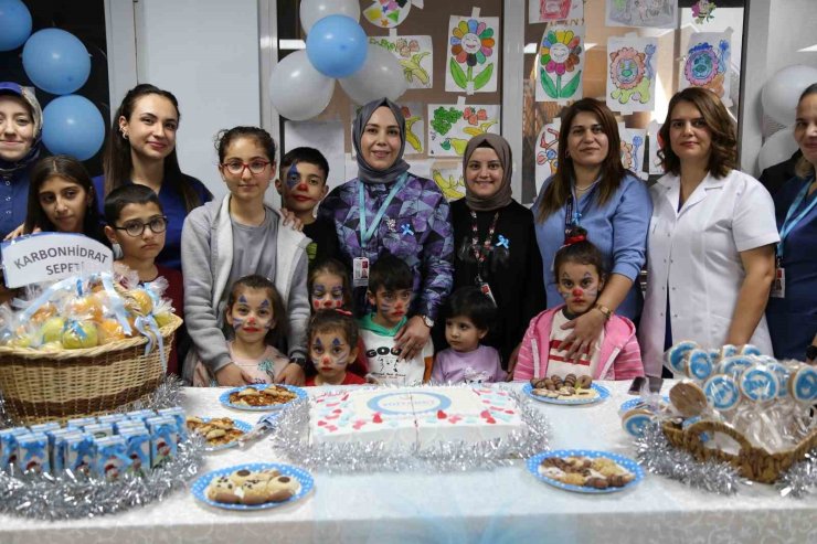 Diyarbakır’da Dünya Diyabet Günü’nde çocuklara moral etkinliği