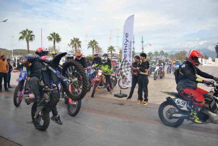 Türkiye Enduro Şampiyonası finali, Fethiye’de ’Magazin Startı’ ile başladı