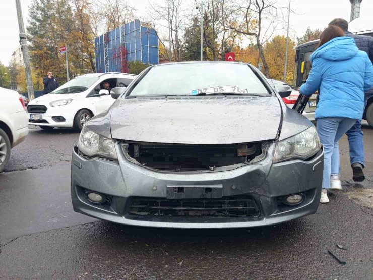 Diyarbakır’da trafik kazası: 1 yaralı