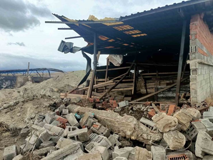 Yalvaç’ta besihane yangını: 17 hayvan telef oldu, tonlarca yem yanarak küle döndü