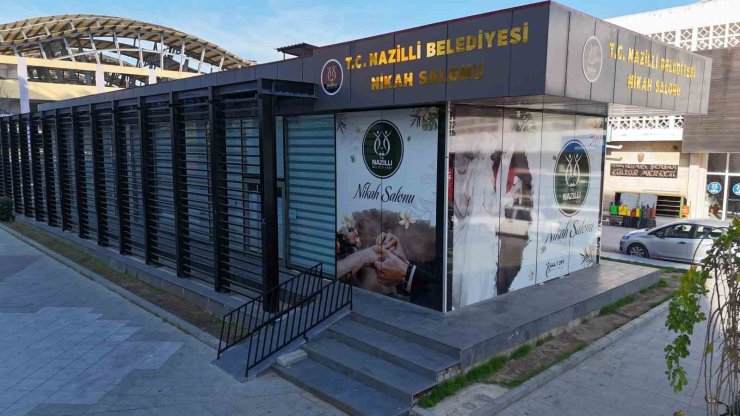 Nazilli Belediyesi yeni Nikah Salonu hizmete açıldı