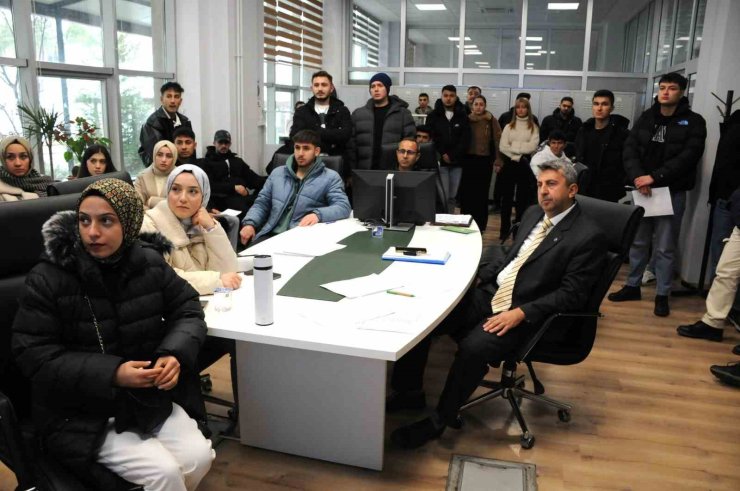 Dumlupınar Üniversitesi öğrencilerinden Orman Bölge Müdürlüğü’ne teknik gezi