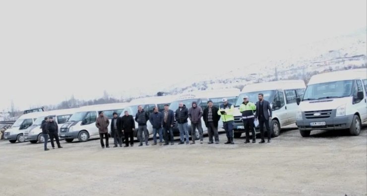 Giresun’da okul servis araçları denetlendi