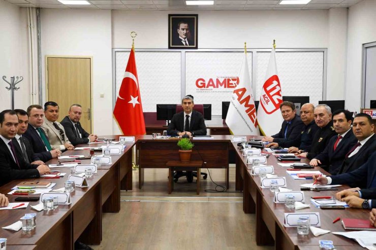 Uşak’ta GAMER Yıllık İzleme, Değerlendirme ve Koordinasyon Kurulu Toplantısı yapıldı