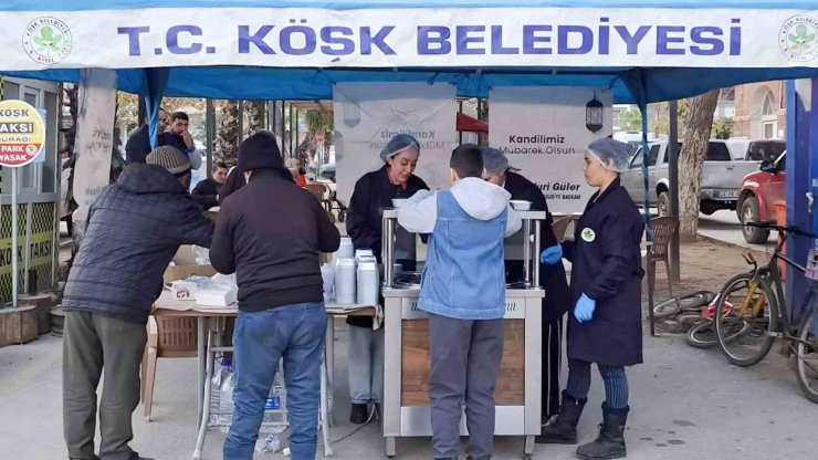 Başkan Güler’den kandilde sıcak çorba ikramı