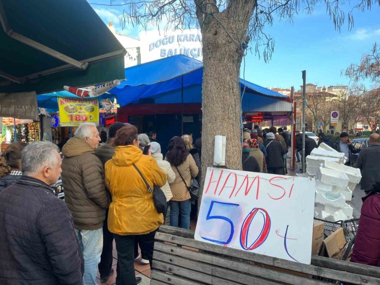 Hamsi rekabetinde fiyat 50 liraya kadar düştü