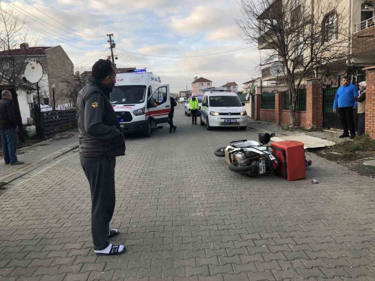 Ergene’de trafik kazası: 1 yaralı