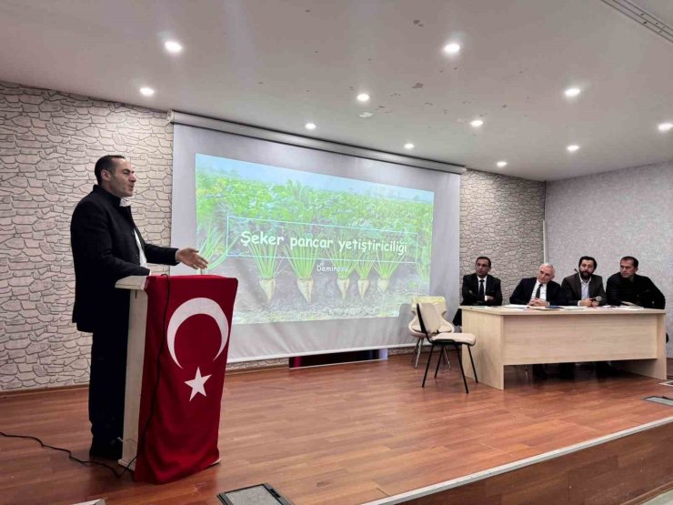 Demirözü’nde pancar çiftçilerinin sorunları toplantıda görüşüldü