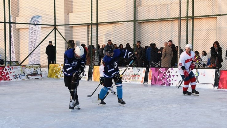 ETÜ’de doğal buz pisti açıldı