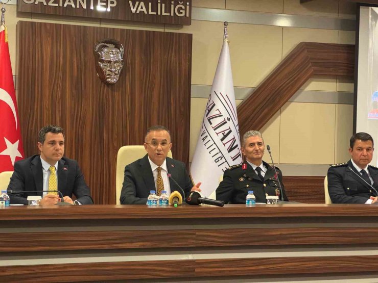 Gaziantep Valisi Kemal Çeber 2024 yılı asayiş verilerini paylaştı