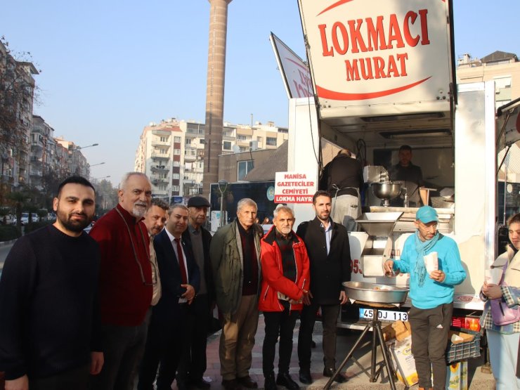 Manisa Gazeteciler Cemiyetinden lokma hayrı