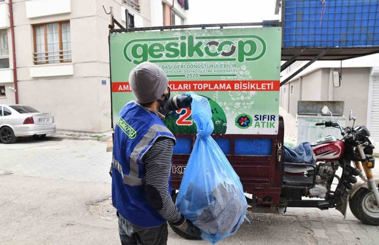 GESİKOOP, 2024’te 1 milyon 936 bin 850 kilogram atık topladı