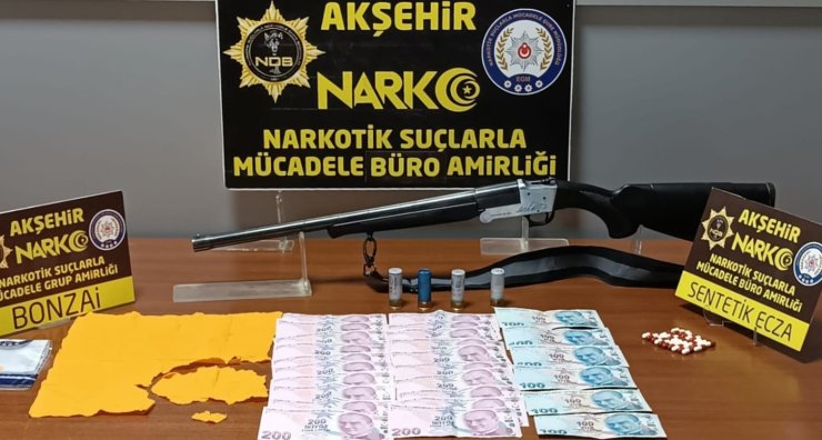 Akşehir’de uyuşturucu operasyonuna 1 tutuklama