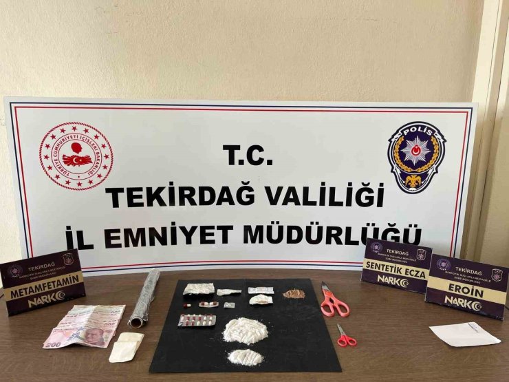 Tekirdağ’da uyuşturucu operasyonlarında 9 kişi tutuklandı