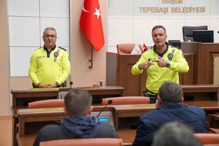 Tepebaşı personeline fermuar sistemi anlatıldı