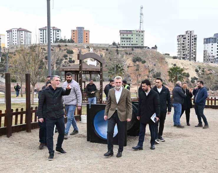 Kahramanmaraş’ta Aliya İzzetbegoviç Millet Bahçesi yenileniyor