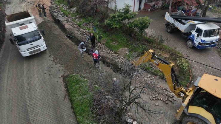 Yeni altyapı çalışmalarıyla 40 yıllık sorun çözüldü