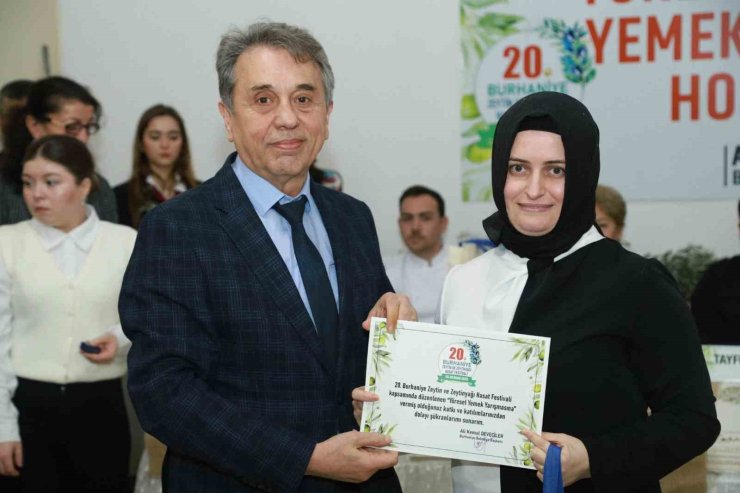 Balıkesir’de zeytinyağlı yemekler yarıştı