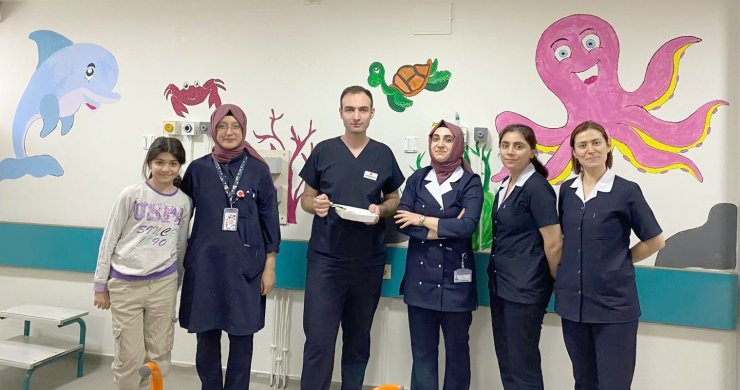 Fırat Üniversitesi Hastanesi’nden ‘Gülümseten Duvarlar’ Projesi