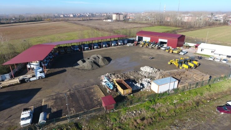 Terme Belediyesi’ne 4 yeni araç