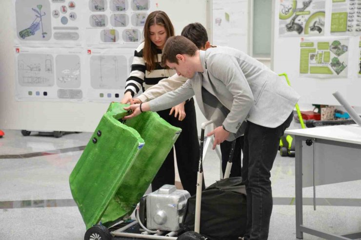 BŞEÜ’de çim biçme makinesi tasarım projesi dikkat çekti