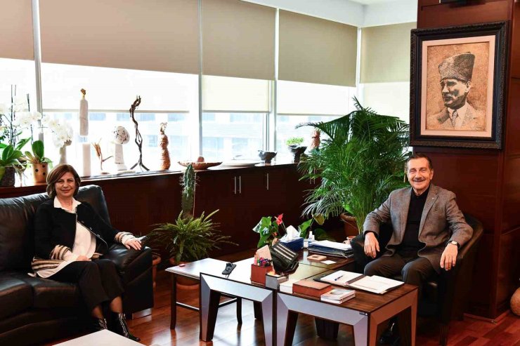 Başkanlar, Eskişehir ve ülke gündemine ilişkin görüş alışverişinde bulundu