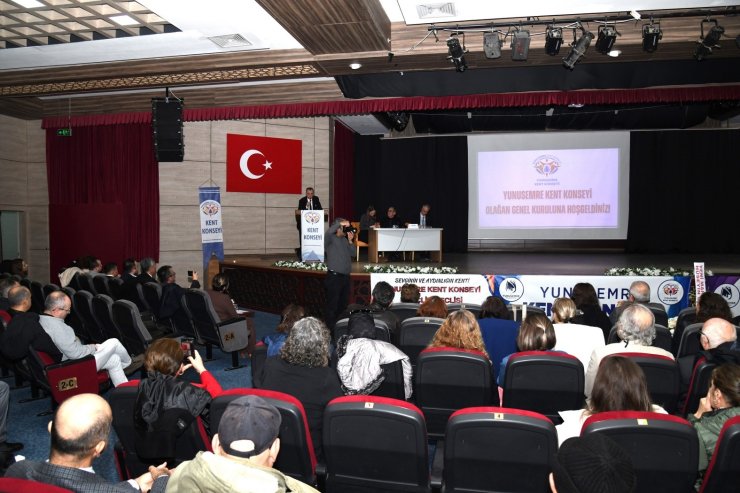 Yunusemre Kent Konseyi olağan genel kurulu toplantısı yapıldı