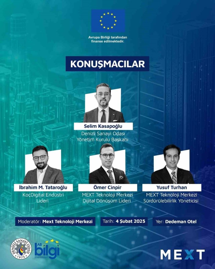 Denizli’de sanayide ikiz dönüşümü başarılı kılmanın yolları konuşulacak