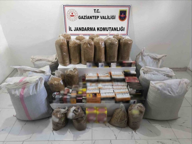 Gaziantep’te 1 milyon lira değerinde kaçakçılık operasyonu: 7 gözaltı