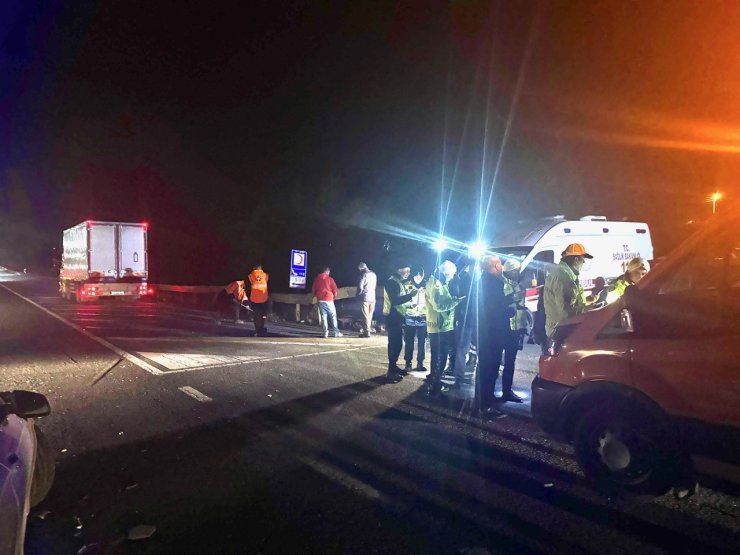Konya’da ilçe belediye başkanı kaza yaptı: 1 yaralı