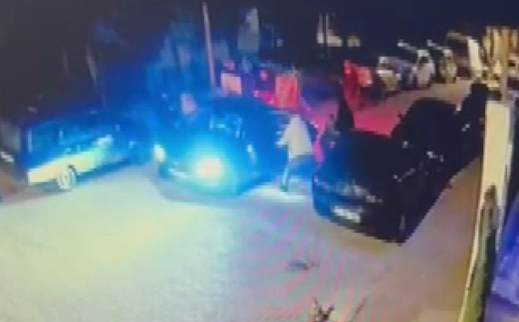 Bilecik’te 1 kişinin öldüğü, 1 kişinin de yaralandığı çatışma anı güvenlik kamerasına yansıdı