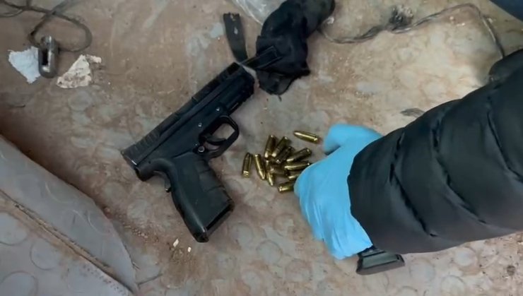 Samsun’da silah operasyonu