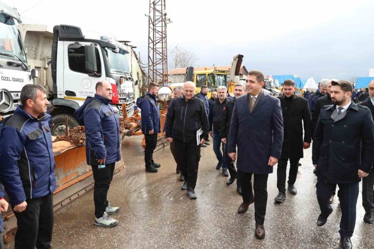 Düzce kar yağışına hazır