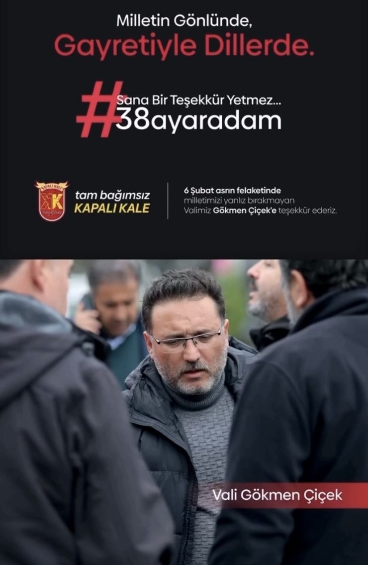‘38 ayar adam’ Vali Çiçek’miş