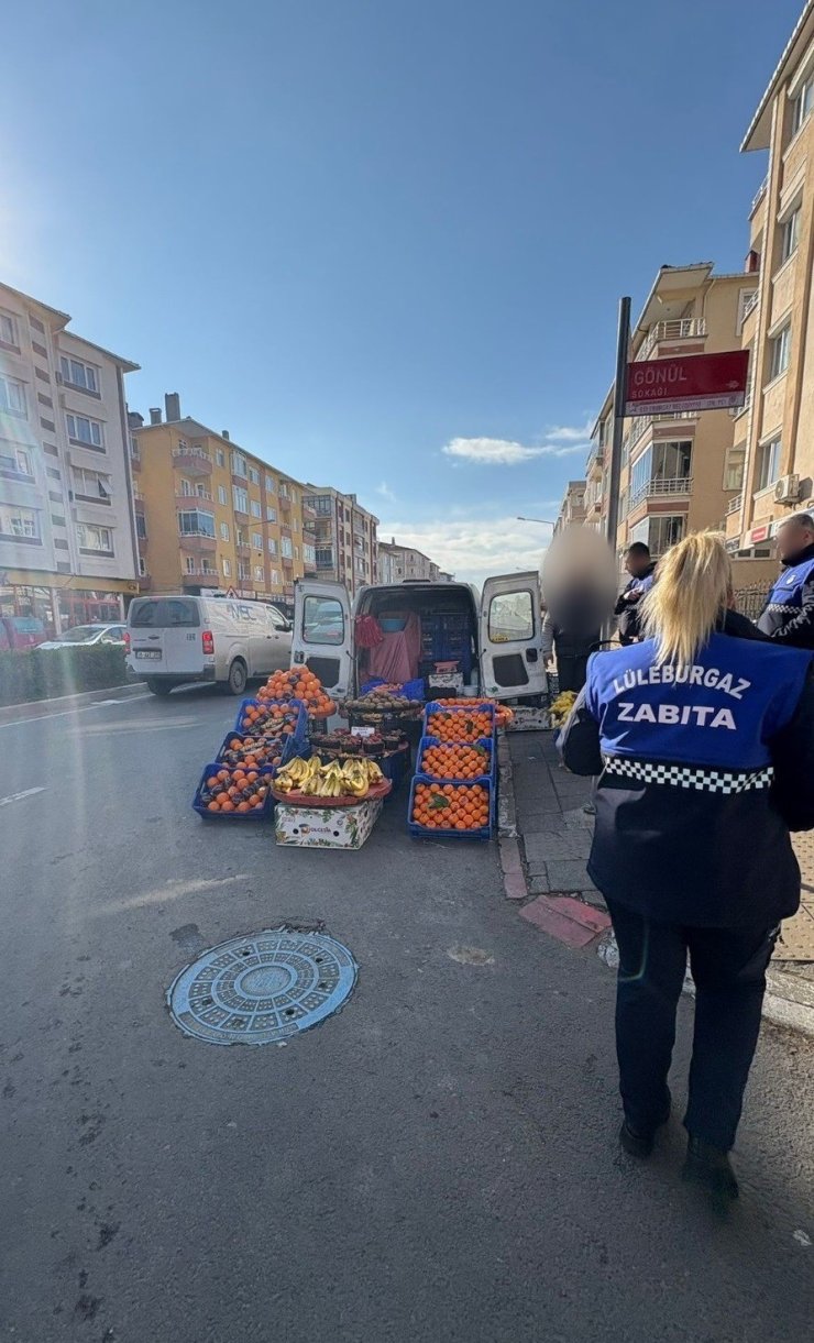 Kırklareli’de seyyar satıcı denetimi