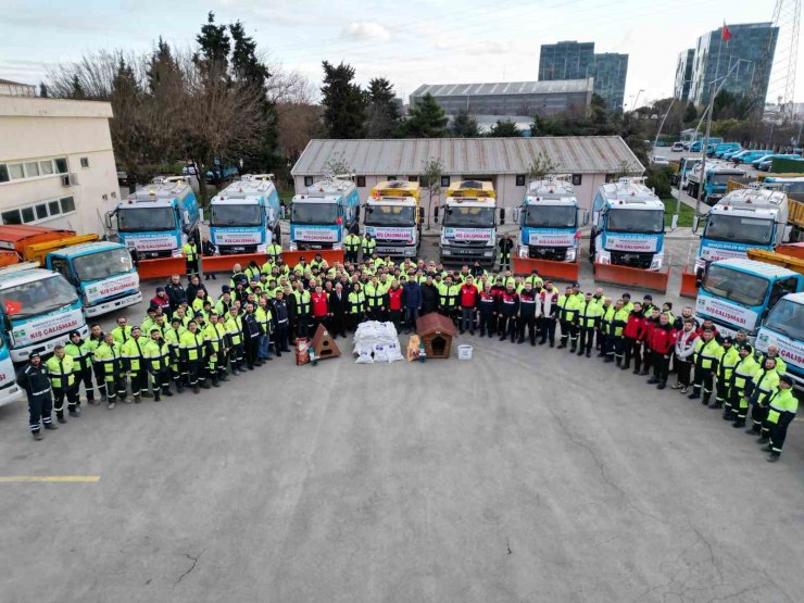 Bahçelievler kar yağışına hazır