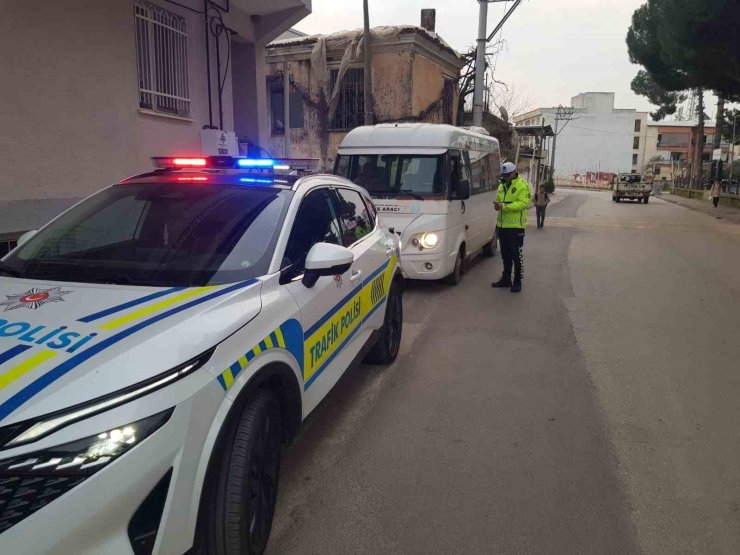 Sultanhisar’da okul servis araçları denetlendi