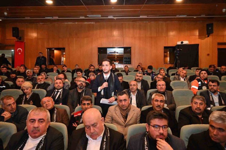 Hak-İş İl Başkanı Aküzüm depremin ikinci yılında Kahramanmaraş’ta