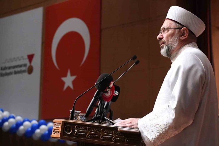 Diyanet İşleri Başkanı Erbaş: "Milletimiz 6 Şubat depremlerinde hiçbir karşılık beklemeden her türlü imkanını seferber etmiştir"