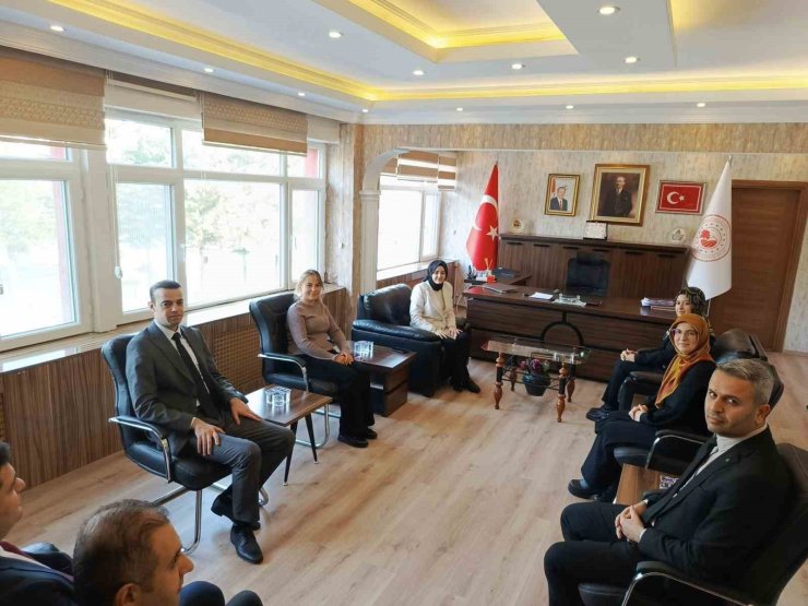 Kaymakam Kılıç cezaevi müdürüyle bir araya geldi