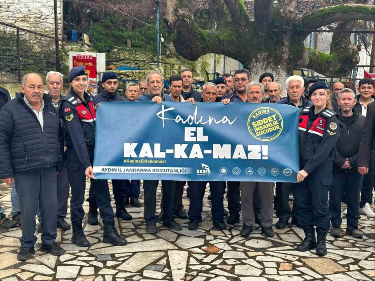 Jandarma ekipleri vatandaşları kadına yönelik şiddete karşı bilgilendirdi