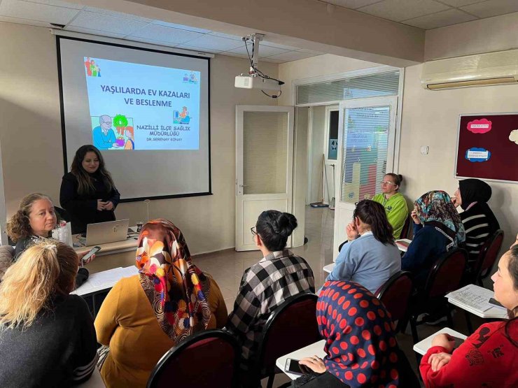 Nazilli SODAM kursiyerlerine yönelik sağlık eğitimi düzenlendi