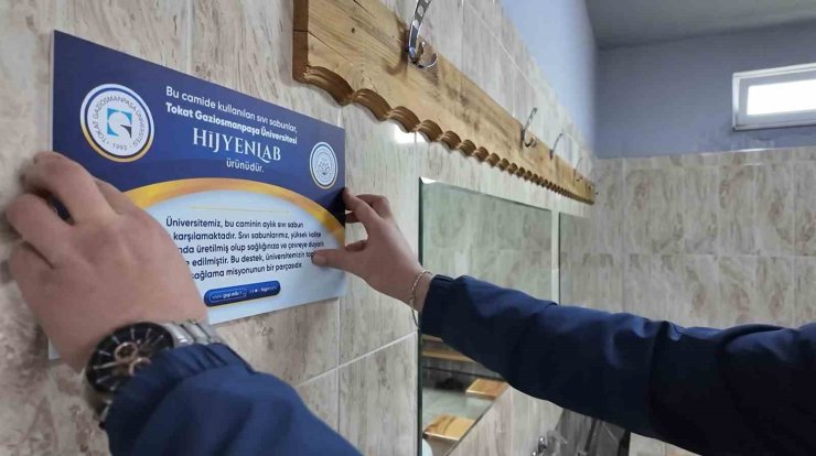 Tokat Gaziosmanpaşa Üniversitesi, camilerde hijyen standartlarını yükseltiyor