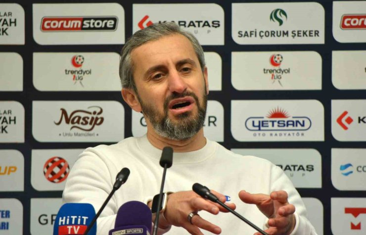 Çorum FK-Yeni Malatyaspor karşılaşmasının ardından