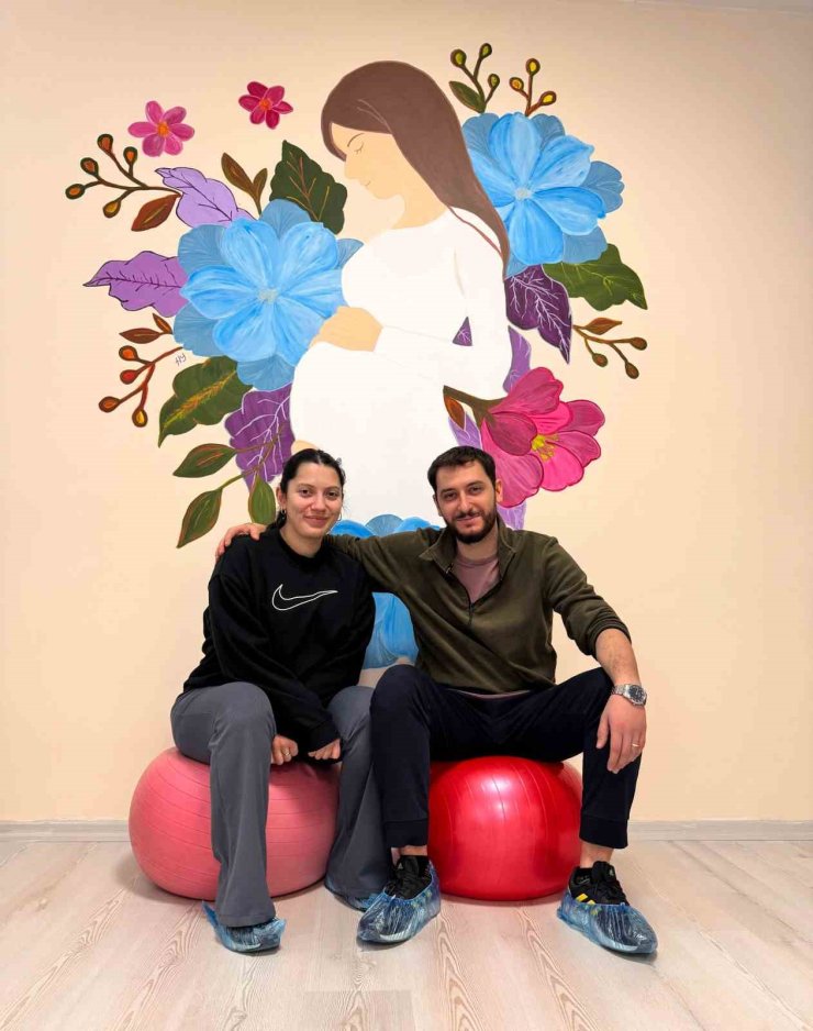 Anne ve baba adayları eşli gebe okulunda eğitim alıyor