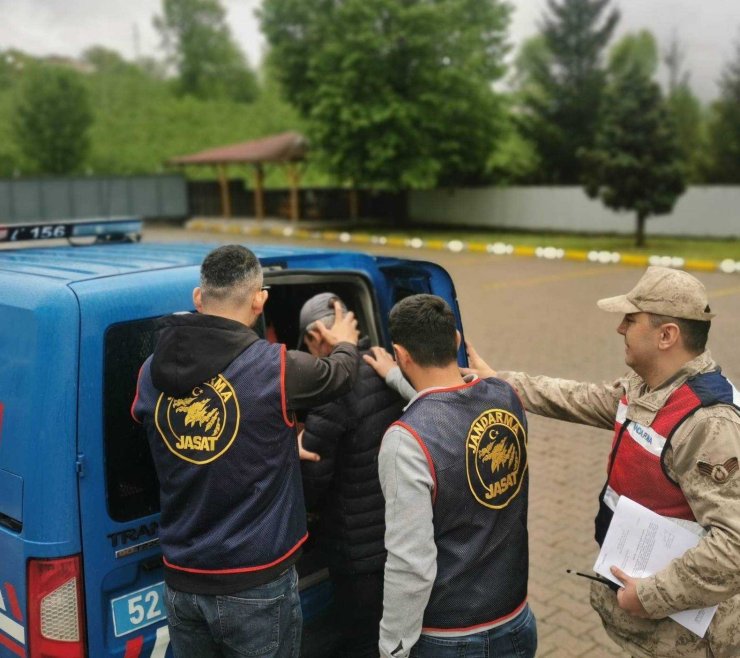 Aranan 4 hükümlü, jandarma ekiplerince yakalandı