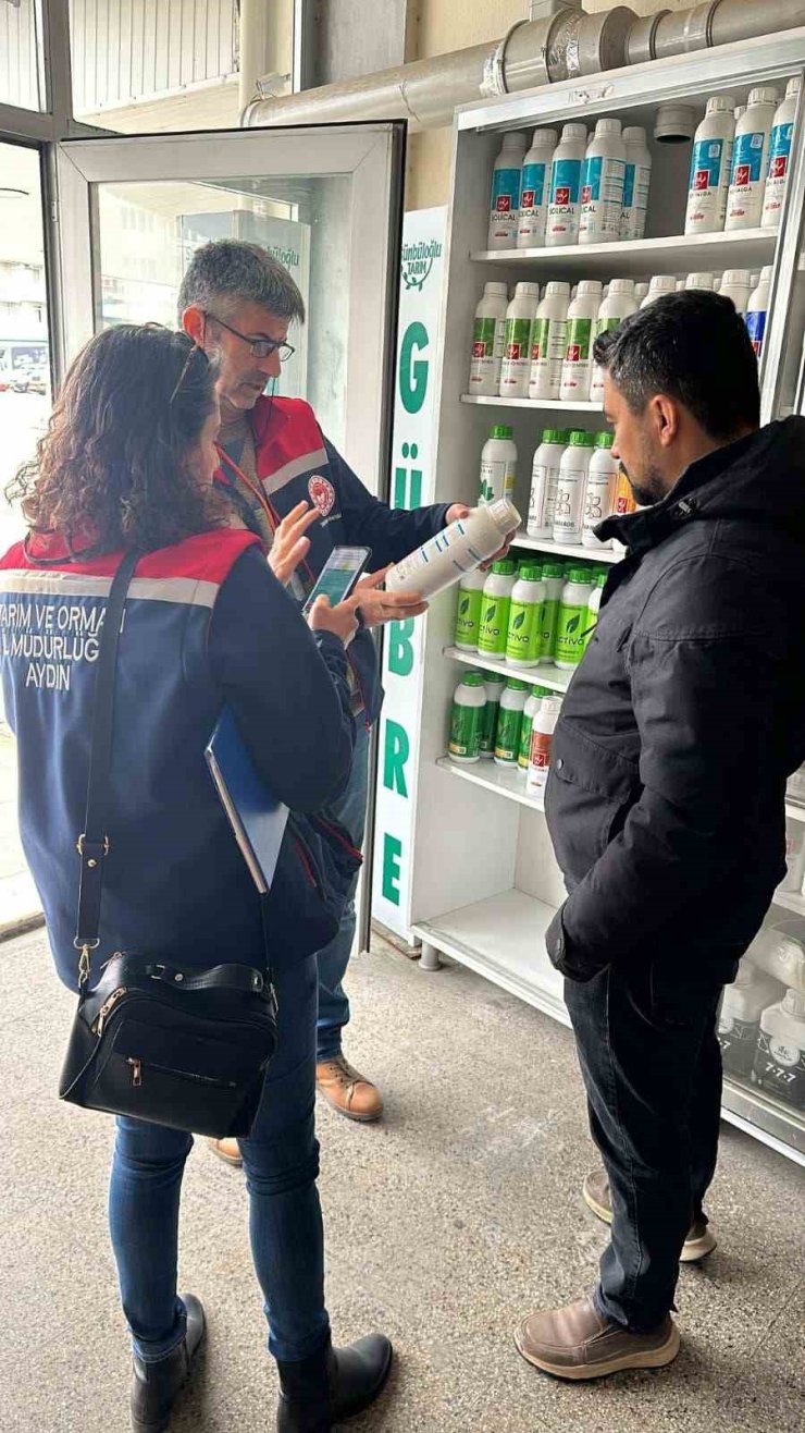 Nazilli’deki gübre bayileri denetimden geçti