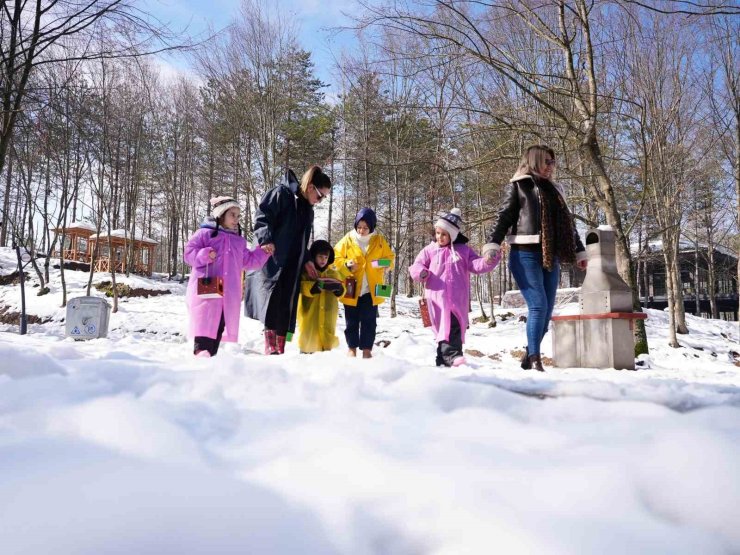 Minikler doğal hayatı unutmadı