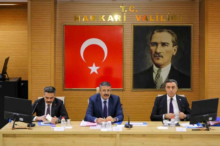 Hakkari’de ‘İl Koordinasyon Kurulu Toplantısı’ yapıldı