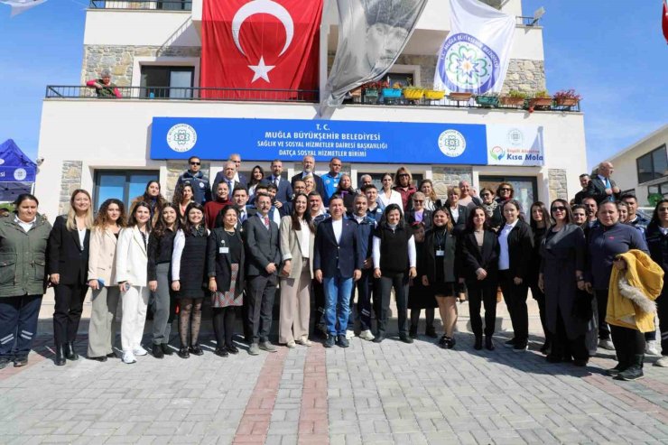 Büyükşehir 6. Kısa Mola Merkezi’ni Datça’da açtı